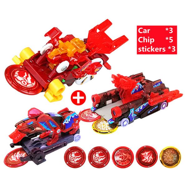 Action-Spielzeugfiguren, Screech Capture Wafer, 360° drehbar, 4-fach, Transformation, Wild Burst, Geschwindigkeit, Verformung, Auto, Actionfiguren, Kinderspielzeug für Jungen, 230217