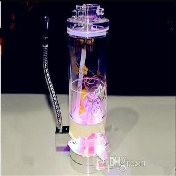 Acryl-Kessellampe PS-Wasserflasche Großhandel Glasbongs Ölbrenner Glaswasserpfeifen Bohrinseln Raucherinseln