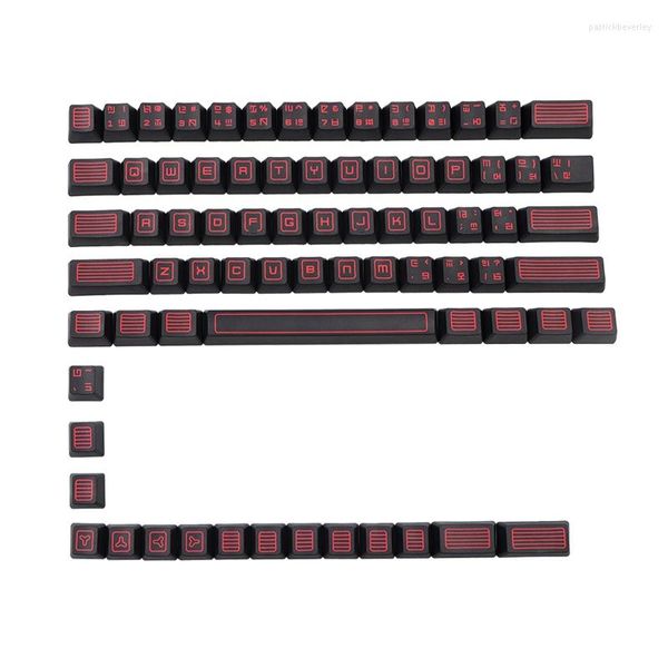 Cinturini per orologi Dye Subbed Comando KAM Keycap 76 tasti Profilo per GH60 RK61 ALT61 Anne PRO2 GK61 GK64 GK68 Dz60 LK67 Tm680 Gmk Keycaps