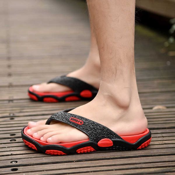 Hausschuhe Massage Flipflops Sommer Männer Hausschuhe Strand Sandalen Bequeme Männer Casual Schuhe Mode Männer Flip-Flops Heißer Verkauf Schuhe 2023 Z0220