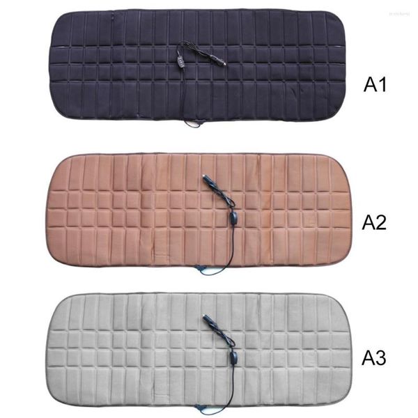Araba koltuğu kapaklar 12V ayarlanabilir arka ısıtmalı ped ısıtıcı yastık kapağı otomatik kış ısıtıcısı