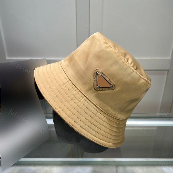 Bonés e chapéus de designer de chapéu de balde de náilon para homens e mulheres Casquette de luxo Bonés de praia P Acessórios Rosa Laranja 2023