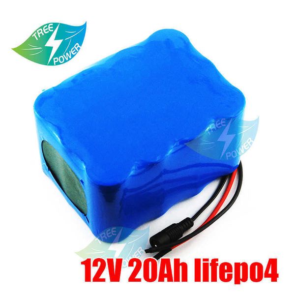 LifePo4 12V 12,8 В 20AH литийная батарея 12 В с BMS для гольф -тролли