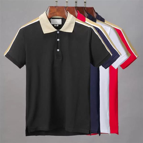 23ss Mens Stylist Polo Shirts Роскошная Италия Мужская одежда с коротким рукавом Модная повседневная мужская летняя футболка Многие цвета доступны Азиатский размер M-3XL #SHOPEE79