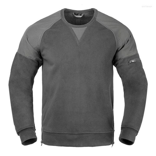 Roupas de ginástica Chegada 2023 Homens Swat Tactical Fleece Tops