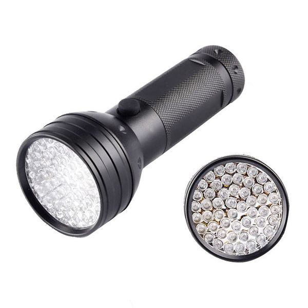 Crestech UV-Taschenlampe, Schwarzlicht, 51 LEDs, 395 nm, UV-Taschenlampe, Schwarzlichtdetektor für Hundeurin, Haustiere, Flecken und Bettwanzen