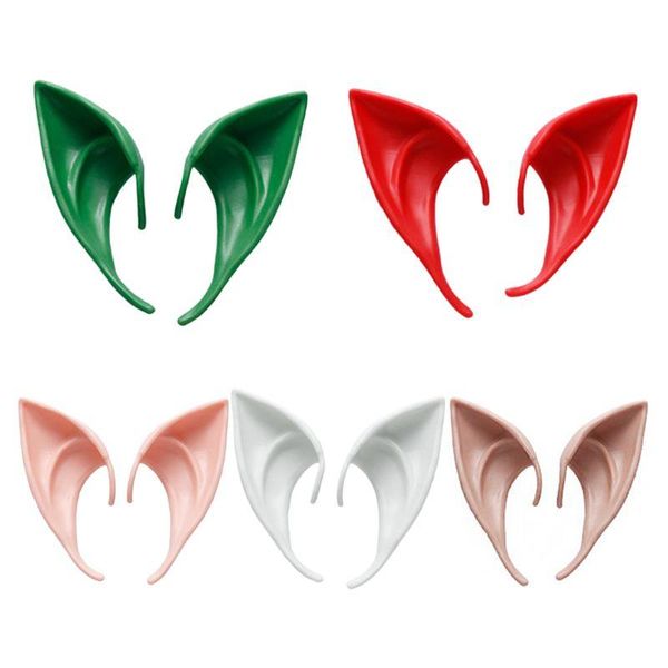 Masques de fête 1 paire Mysterious Angel Elf Ears Latex Fake Ear Props Halloween Fairy Cosplay