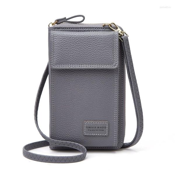 Abendtaschen 2023 Mini Damen Schulter für Telefon Leder Schwarz Blau Rosa Brieftasche Mode Shopping Kleine Handtasche mit Riemen