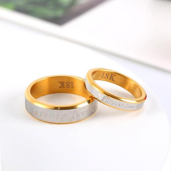 Кластерные кольца навсегда любовь свадебная пара вечность обручальное сердце и 18 тыс. Золотых мужчин.