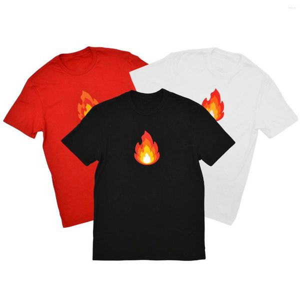 Magliette da uomo Sapnap Layered Fire T-Shirt O-Collo Unisex Manica corta da uomo Maglietta da donna Harajuku Streetwear Abiti divertenti