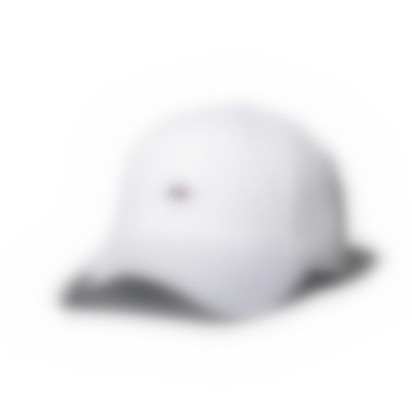 2023 Ball Caps Baseball con marchio Tide Peaked White Summer Hat Font Border In Cold Sun cappello Unisex Small Face N6