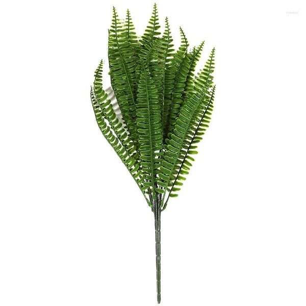 Сторонная ткань хлопковое льняное мода экзотическая печь для мытья скатерть с 7 ветвями зеленое искусственное растение персидское цветок листьев