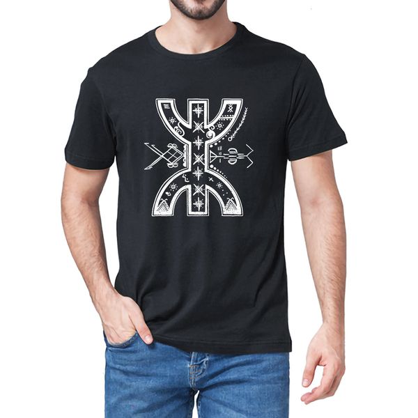 Men s T Camisetas unissex 100 Cotton Berbere Amazigh Kabyle Graphic Novelty Tirming Tirm shirt Women Casual Streetwear Humor Tee confortável 230221