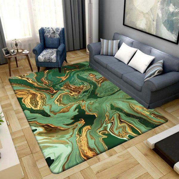 Teppiche Marmor Flanell Teppich für Wohnzimmer Teppiche Schlafzimmer Abstrakt Bereich Teppich Fußmatte Badematte Lounge Home Decor Alfombra