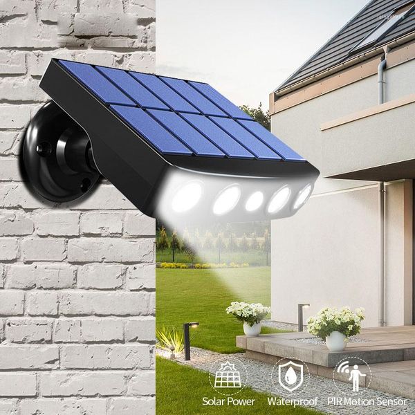 Faretti per lampada solare a LED da giardino impermeabili con sensore di movimento per Pat