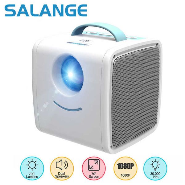 Проекторы Salange Q2 Mini Projector Portable Projetor Home Theatre System Детские образование детское подарки Mini Mini Leamer J230221