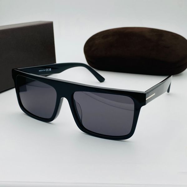 Rechteckige Sonnenbrille 999 Black Smoke Herren Sonnenbrille Designer Sonnenbrille Sunnies UV400 Brillen mit Box