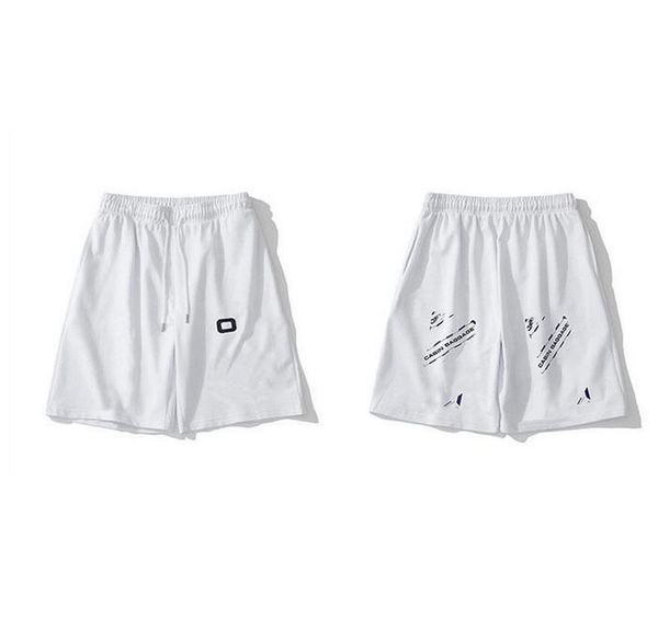 Pantaloncini da uomo Designer offre pantaloni sportivi casual di lusso di marca estiva Freccia allentata stampata a strisce riflettenti Pantaloni corti da palestra neri da donna c h Hig Hgrade