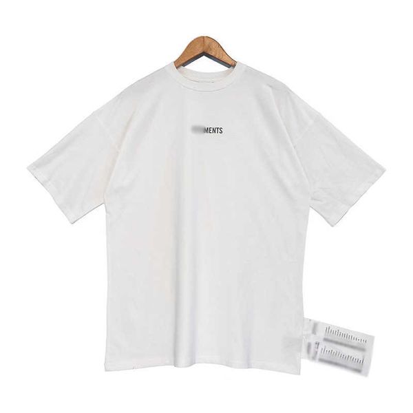 Мужские футболки модный летний новый vtm no photo letters printing бесплатная молодежная пара T2302202