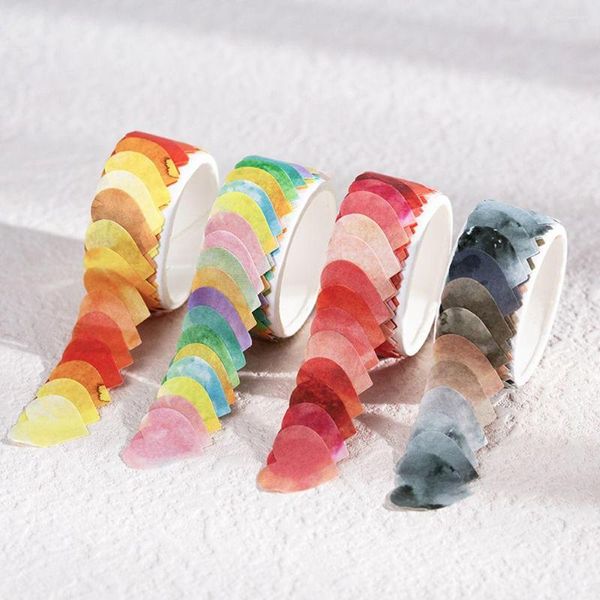 Confezione regalo 100 pz/rotolo colorato carino cuore d'amore Washi nastro adesivo adesivi etichetta nastri per mascheratura Scrapbooking Decor fai da te arte artigianato fornitori di beni