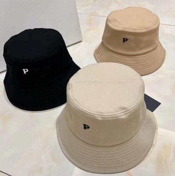 UNISEX Moda Summer Summer Cowboy Bucket Hat Hat Brand Solid Color Leisure Hat Hat Hat Brim Chap￩us femininos Casais de luxo viajam de chap￩u de sandbeach