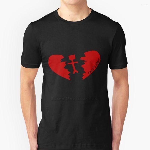 Herren-T-Shirts Emily'S Army – rotes Herren-T-Shirt, weiche, bequeme Oberteile, T-Shirt, T-Shirt-Kleidung