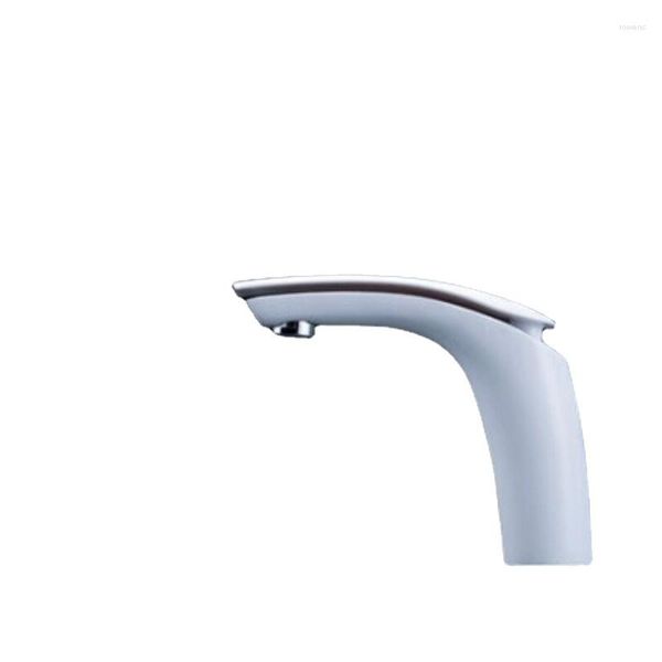 Rubinetti per lavabo da bagno Miscelatore per lavabo Rubinetto bianco Miscelatore per vernice in ottone a 12 colori e acqua fredda