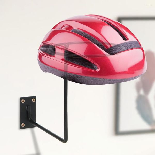 Capacetes de motocicleta suporta de alumínio suporta de parede Montada com o capacete de gancho de gancho Stand para acessórios de tampa de chapéu suporte