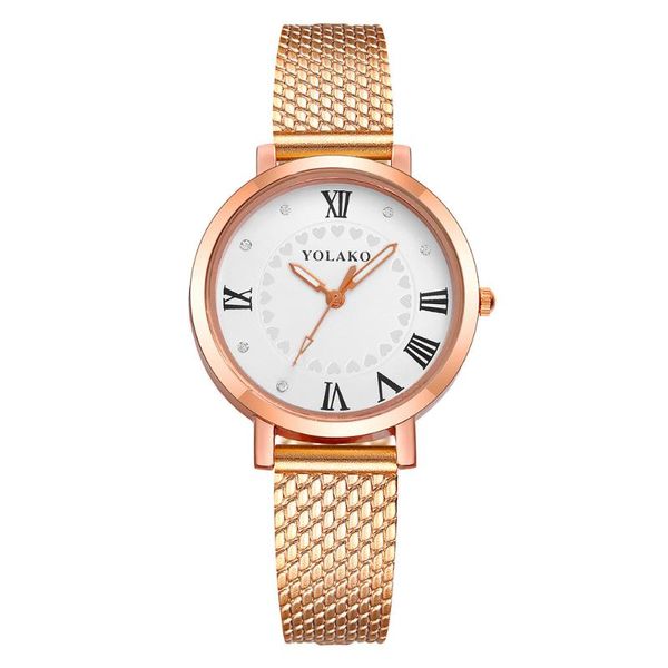 Relógios de pulso feminino fashion color strap digital discagem de couro quartzo analógico relógios relógios feminino Montre homme dropship b4
