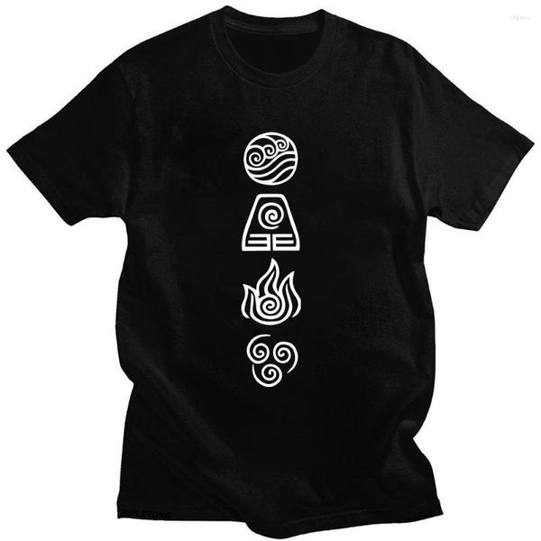 Magliette da uomo Avatar The Last Airbender T-shirt Streetwear Tunica da donna Top Maglietta anime Maglietta estetica oversize in cotone allentato Grunge