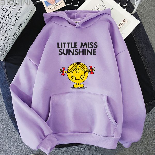 Moletons com capuz feminino Little Miss Sunshine Moletons com capuz com estampa de desenhos animados Pulôveres com capuz unissex Masculino Moletons Outono Kawaii Feminino Streetwear Grande 230221