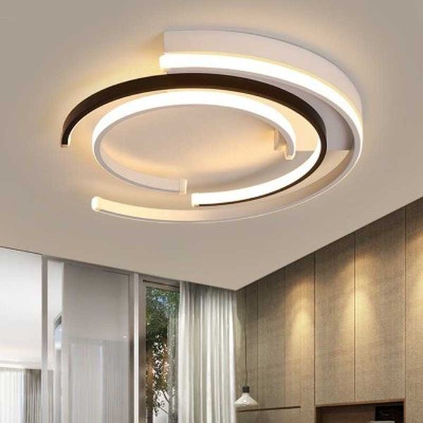 Luci a soffitto rotonde Circle a LEDELIER MODERNO per soggiorno cucina camera da letto da pranzo cucina per la casa interfa