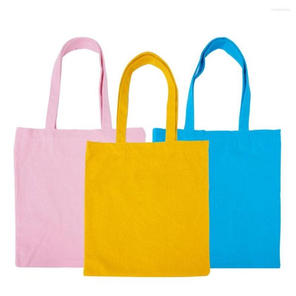 Depolama çantaları tuval alışveriş çantası Kadınlar Alışveriş Çevre dostu katlanabilir bakkal katlanır Cep Tote Taşınabilir omuz Çantaları