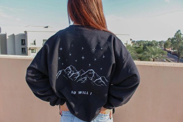 Damen-Kapuzenpullover „If The Stars Were Made To Worship“, Kapuzenpullover, Unisex, Damen-Baumwollpullover, grafische Pullover, Outfits, Oberteile, Zitat, Sweatshirt