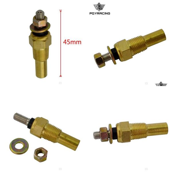 Indicatore temperatura acqua 12V 1/8 Npt Sensore olio per auto da corsa Pqytsu01 Drop Delivery Cellulari Moto Dhpim