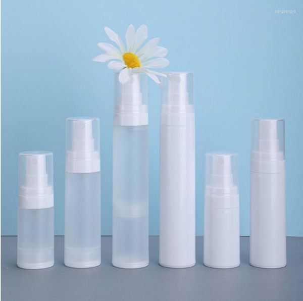 Garrafas de armazenamento 10pcs pacote de pacote de pulverização de spray portátil Cosméticos pequenos toner de vácuo de alcoólatra de panela vazia 15ml 30ml 50ml