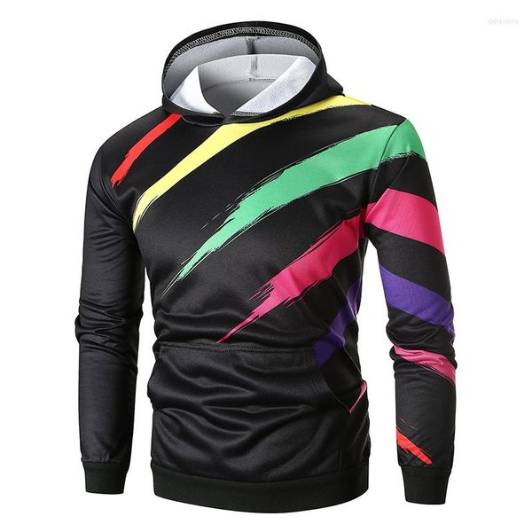 MARCO MENINO MACHA Brand 2023 Hoodie de alta qualidade impressão colorida Men Moda Moda Macar