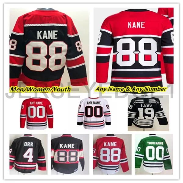 Patrick Kane Maglia da hockey di Chicago Jonathan Toews Max Domi Connor Murphy Sam Lafferty Caleb Jones Andreas Athanasiou Jujhar Khaira Petr Mrazek Jarred Tinordi Jones