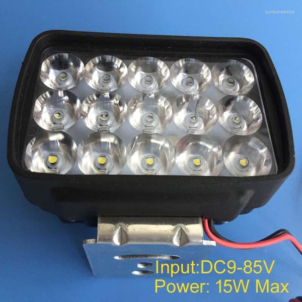 Alta qualità 15w LED Electrocar Lampada E-Bike Pedelec Bicicletta motorizzata Bici elettrica Moto Moto Lampadina DC9V 12V 18V 24V 36V 48V