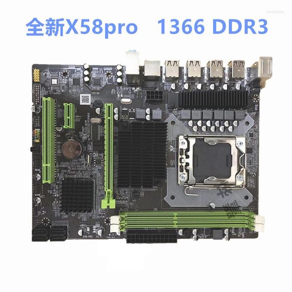 Motherboards Das X58-Motherboard unterstützt 1366 Pins ECC-Serverspeicher L5520 X5650 I7920 930 CPU