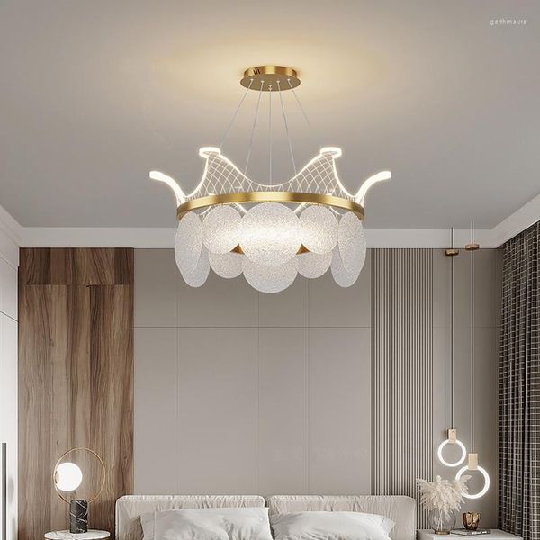 Lampadari Lampadario a soffitto a LED Lampada a sospensione moderna lussuosa per camera da letto Soggiorno Apparecchio a sospensione