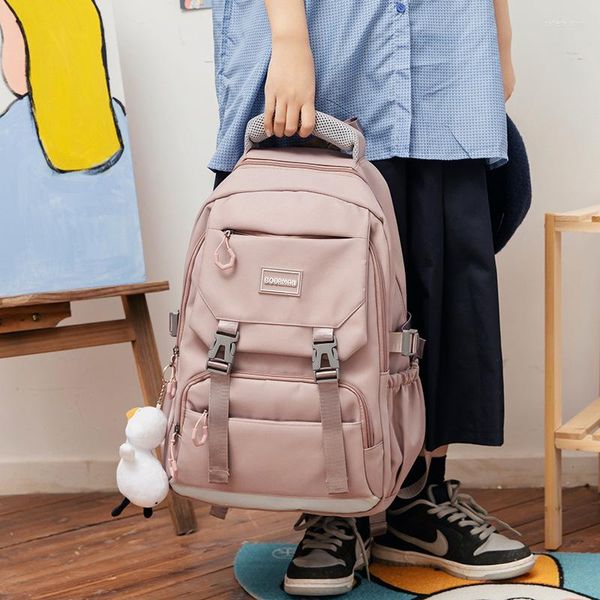 Schultaschen, niedlicher Rucksack für Studenten, Mädchen, große Kapazität, einfache Rucksäcke, Laptop, Computer, tägliche Arbeit, Wandern, Reisen