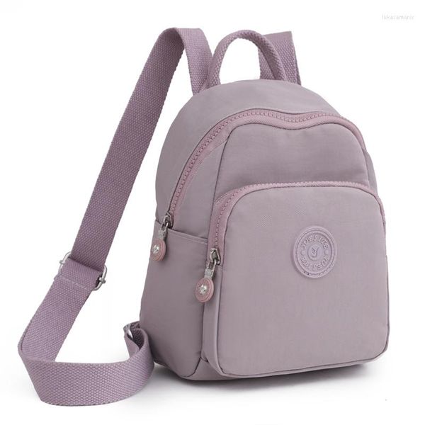 Borse da scuola Zaino di lusso per donna Borsa a tracolla impermeabile di moda Ragazze adolescenti di qualità Viaggi Mochila Feminina