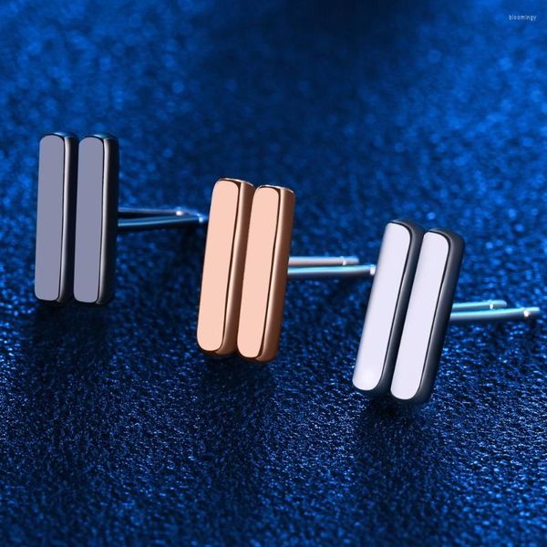 Brincos do garanhão estilo coreano Stick Stick Studs Literatura da moda e arte Lady Temperament Women Nightclub Party Jewelry