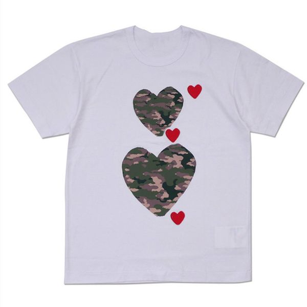 Cdgs T Shirt Designer T-shirt Love Red Heart Eyes Cdg Casual Donna Quanlity Lovers Camicie Ricamo Manica corta Tee Tempo libero Streetwear Tide Outdoor 149