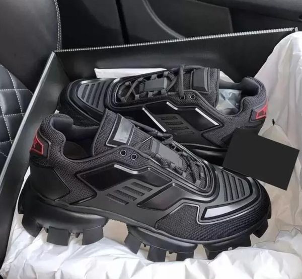Kutu Prad İndirim ile Sıradan Markalar Erkek Kadın Günlük Ayakkabı Örtü Bulutbust Thunder Düşük Siyah Spor Ayakkabıları Erkekler Örme Kumaş T QC