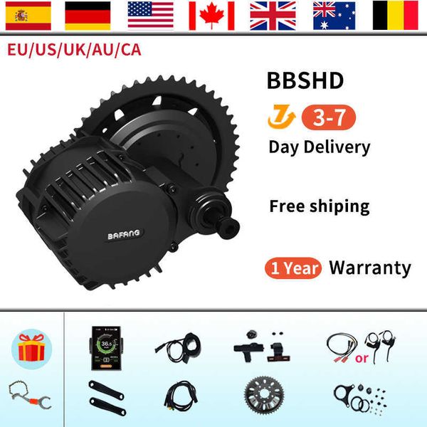 Bafang 48V 52V 1000W 68MM BBS03 BBSHD Mittelantriebsmotor Elektrofahrrad-Umrüstsatz DIY E-Bike Leistungsstarker 8fun MM G320.1000 Motor