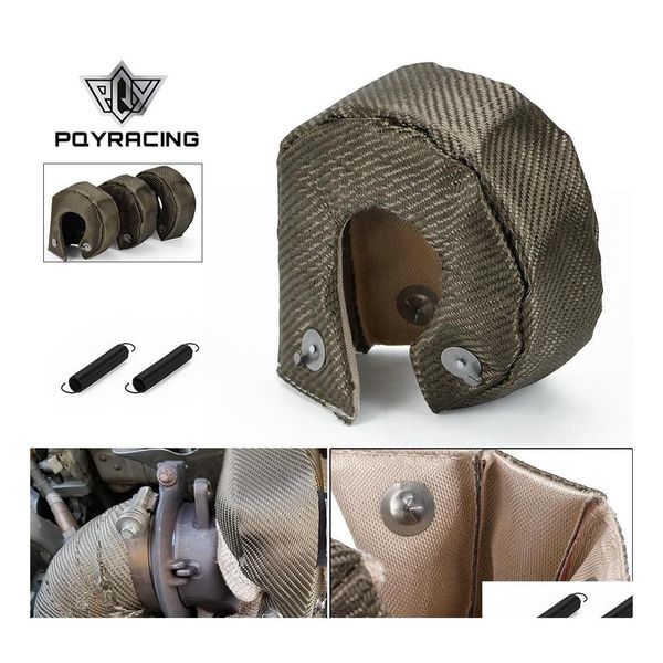 TURBOCHERS PQY 100 FL Titanium T3 SHIELD TURBO COPERCHET FIT T2 T25 T28 GT28 GT30 GT35 e MANGE PQYTBF03 DROP DELLE MOBILI DHKPN