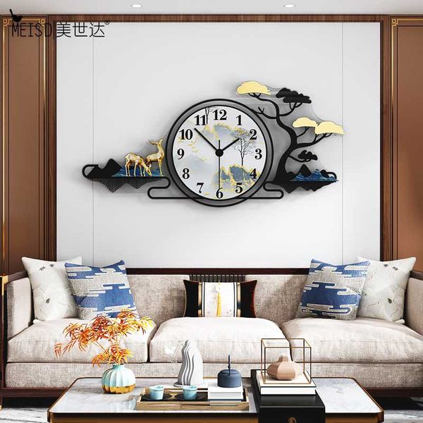 Relógios de parede meisd qualidade acrílico relógio de design moderno decorativo decorativo de arte grande sala de pôster horloge quartzo silencioso