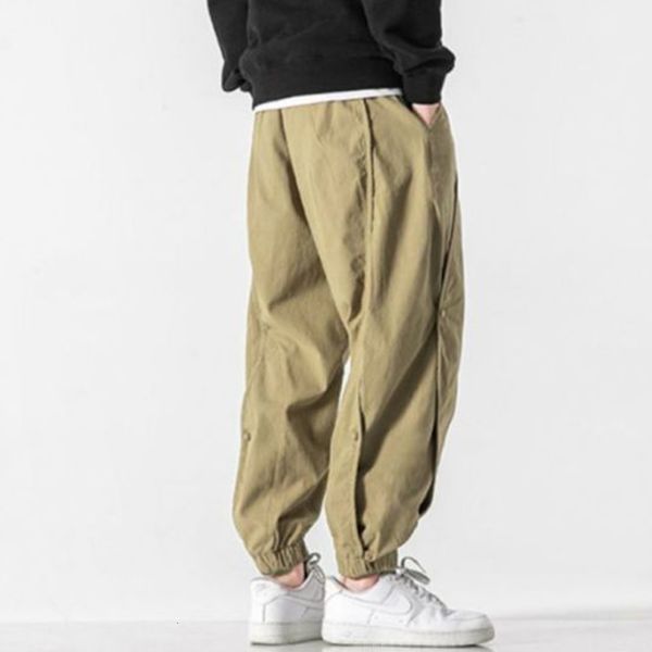 Pantaloni da uomo Uomo Moda Casual Outdoor Pantaloni larghi High Street Solid Maschio Leggero Comodo Jogger Harajuku Streetwear 230221